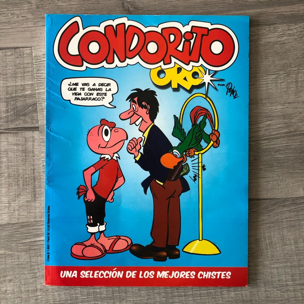 Condorito Comic. Condorito de oro in Spanish